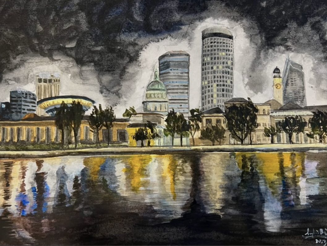 I was alone in singapore by the river