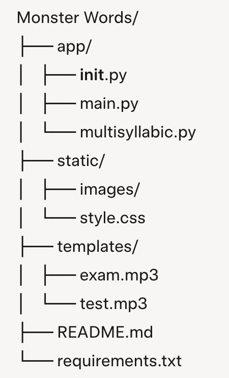 File structure
